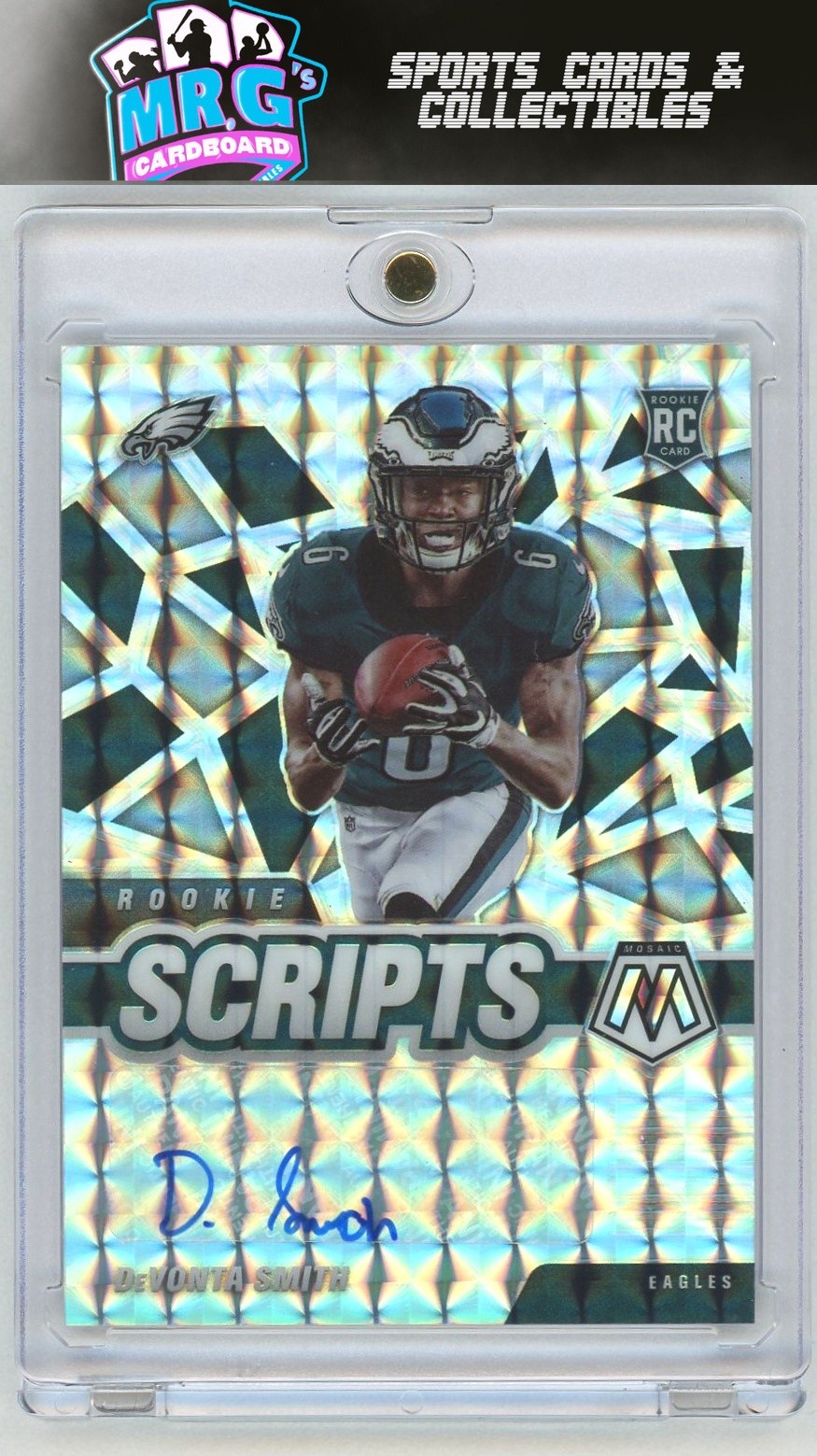 DeVonta Smith Panini Mosaic Rookie Scripts #RS5 Base
