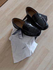 Massimo Dutti Damen Penny Loafer Slip-On Lede...