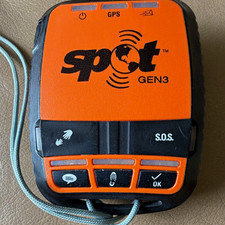 SPOT Gen3 GPS Satellite Messenger SOS Device, Battery Powered, works good ￼