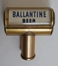 Vintage Ballentine Beer Gearshift Style Bar Tavern Tap Handle Newark N.J.