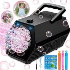 Bubble Machine Automatic Bubble Blower for Kids, 18000 Big Bubbles Per Minute