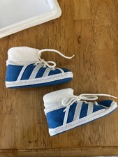 Lot Of 4 Pairs Vintage Baby Infant Shoes Booties