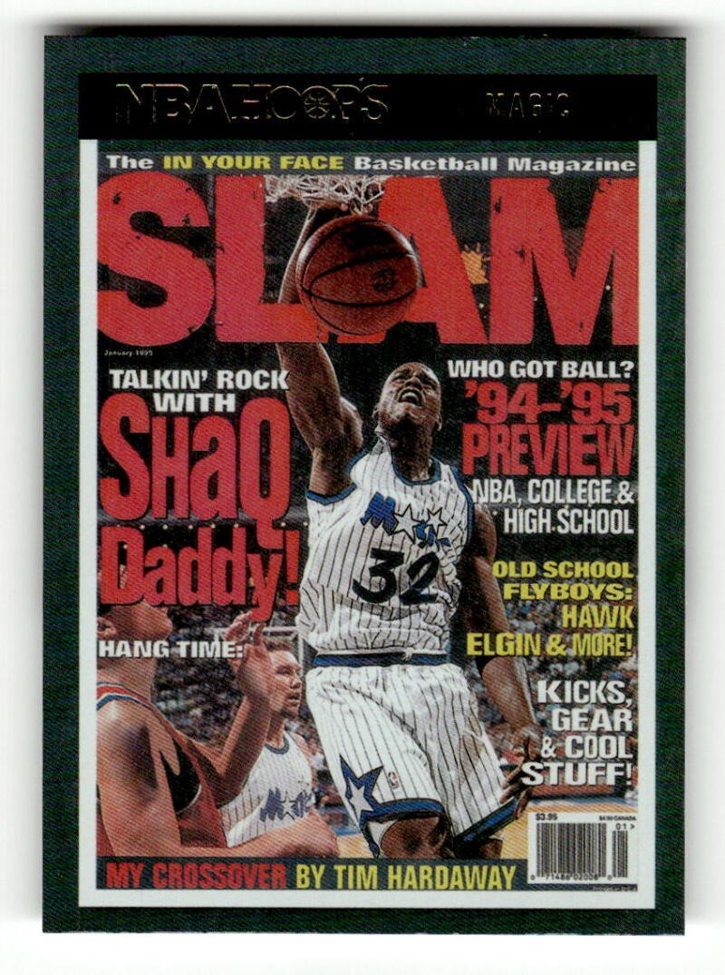 2021-22 Hoops SLAM Holo #2 Shaquille O'Neal Magic
