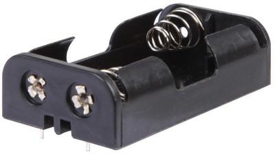 2 Paia Contatti A Molla Per Batterie Mignon AA R6 | Contatti Con Molla Per Portalampade O Fai Da Te, Nuovi