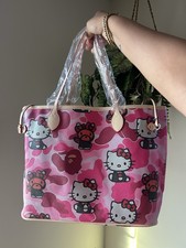 Hello Kitty Pink Bape Tote Bag Purse