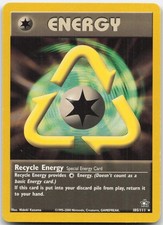 Recycle Energy 105/111 Rare Neo Genesis Pokemon Unlimited Heavily Played on eBay