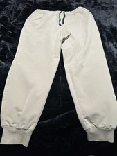 Men's Figs Scrubs Jogger Bottoms Size XL Latte with Drawstring