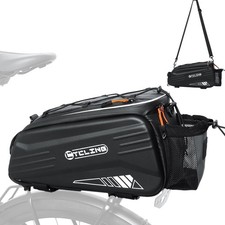8L Waterproof Bike Rack Bag Rear Pannier Reflective Trunk Seat Bag for Ebike