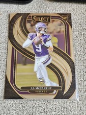 2024 Panini Select Football J.J. McCarthy #134 RC Base Card-Vikings