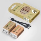 2 Pack 3700mWh 9V Rechargeable Lithium ion Battery With USB-C Type-C Cable — photo 10