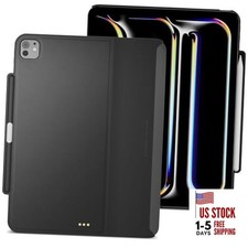 CoverBuddy iPad Case Fits Magic 2025-2024 iPad Pro 13" M4/M5 Leather Black