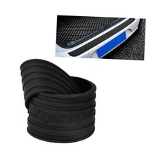 Car Rear Bumper Protector Guard, Anti-Scratch Self 40.94" 3.54" Black Sport