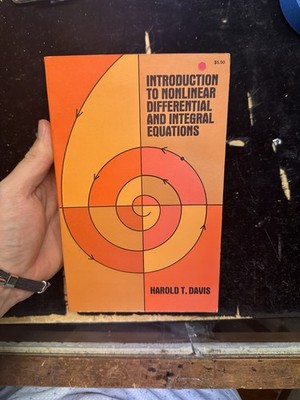 (BF169)- INTRODUCTION TO NONLINEAR DIFFERENTIAL AND INTEGRAL EQUATIONS - DAVIS