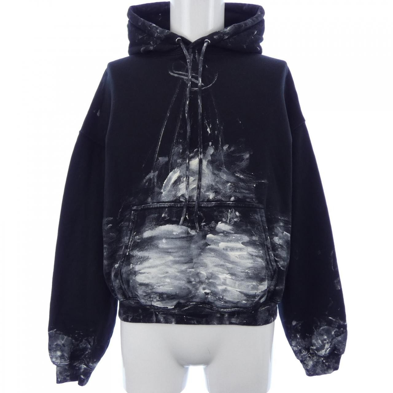 Authentic Balenciaga 662531 TKVG2 UNISEX hoodie #230-000-297-7415