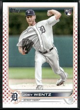 Joey Wentz 2022 Topps Update #US295 #/76 Detroit Tigers