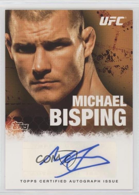 2010 Topps UFC Series 4 Fighter Auto Michael Bisping #FA-MB Auto 1qt