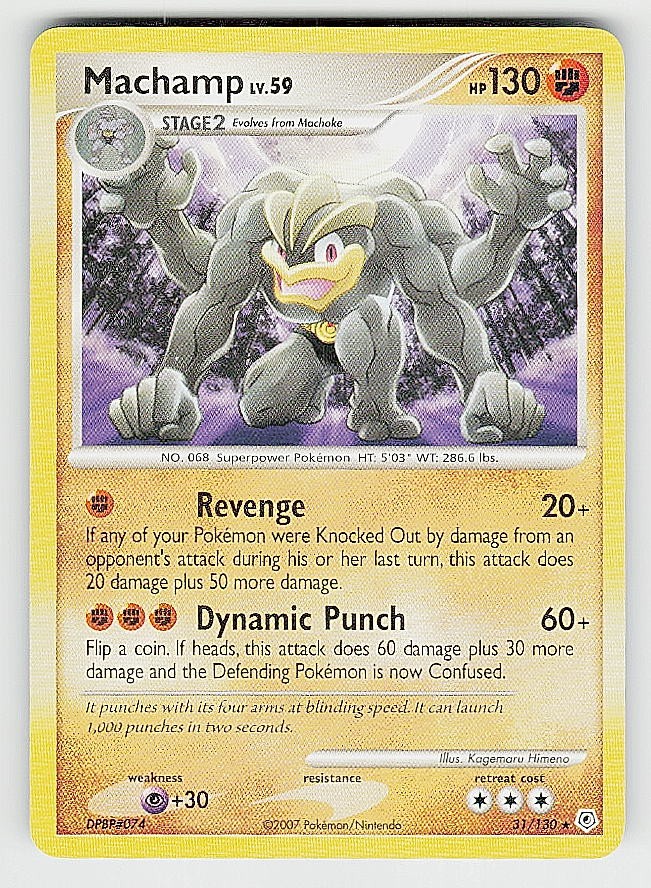 Diamond and Pearl #31/130 Machamp