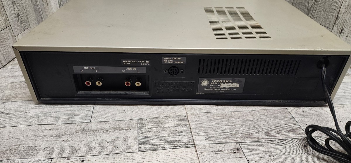 Technics RS-M270X Direct Drive Cassette Tape Deck DBX - As Is