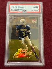 Larry Fitzgerald 2004 Ultra Gold Medallion Die-Cut Rookie Card RC PSA 8 NM-Mint. rookie card picture