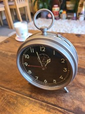 MAUTHE Vintage German Alarm Clock Desk Table Collectible mechanical