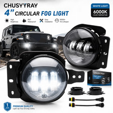 Round Led Fog Lamps 4 Inch Bright White Waterproof Work Light Round Led Fog Lamps 4 Inch Bright White Waterproof Work Light
