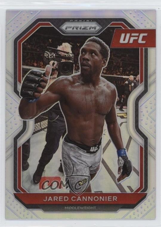 2021 Panini Prizm UFC Silver Prizm Jared Cannonier #44 1ez8