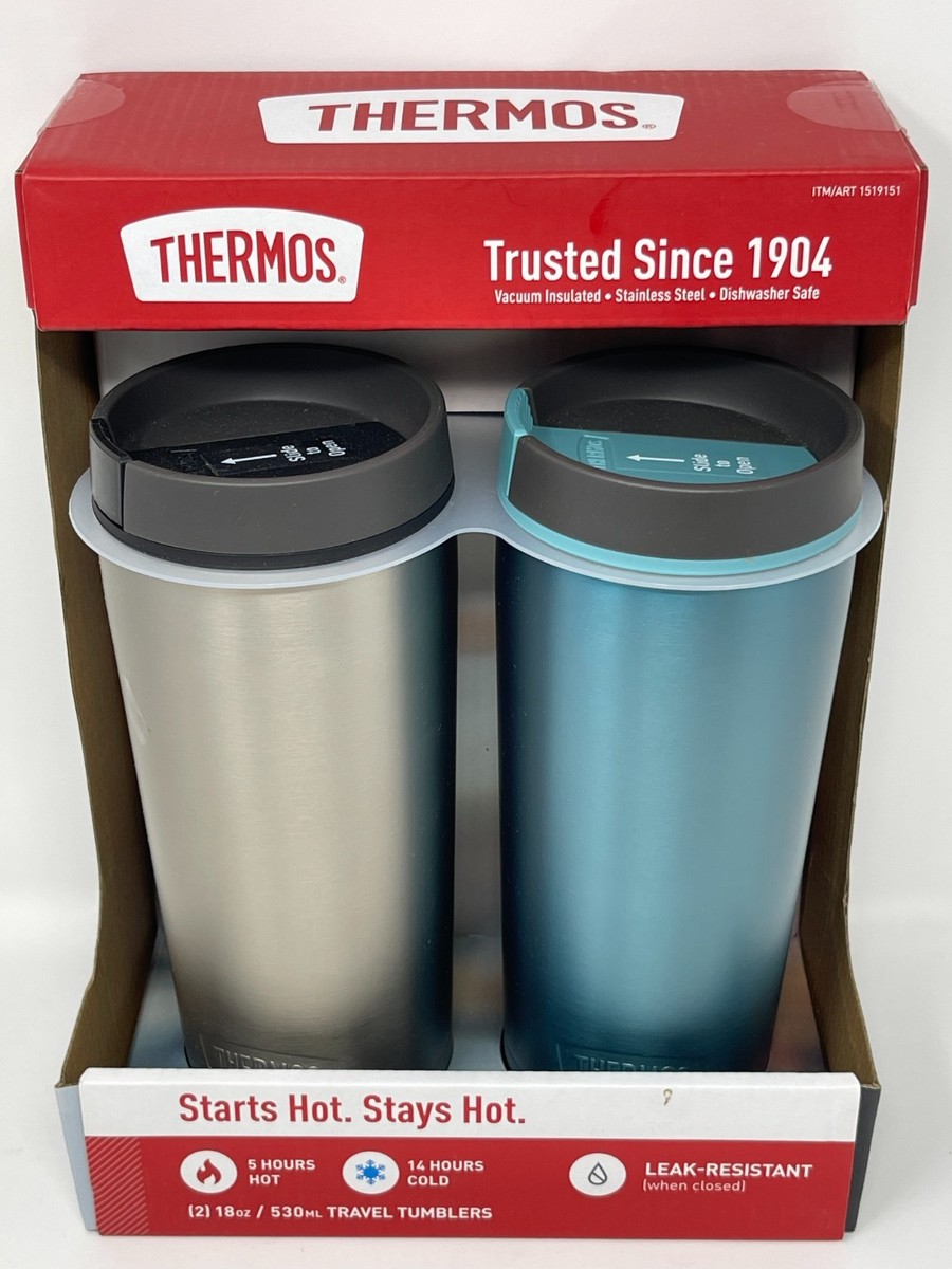 Thermos Stainless Steel 18 Oz Vacuum Insulated Travel Tumbler