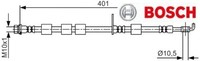 Bosch 1987481700 Bremsschlauch FüR Ford