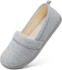 Women'S Comfy Loafer Slippers Memory Foam Non-Slip House Shoes  Indoor, Lightwe