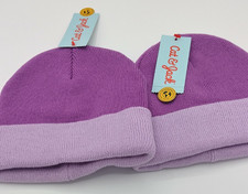 Cat  Jack Toddler Winter Beanie Hat 2-Pack Purple One Size Knit Cuffed