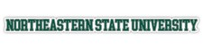 Northeastern State University College Text Vinyl Decal   White, Clear and Holo