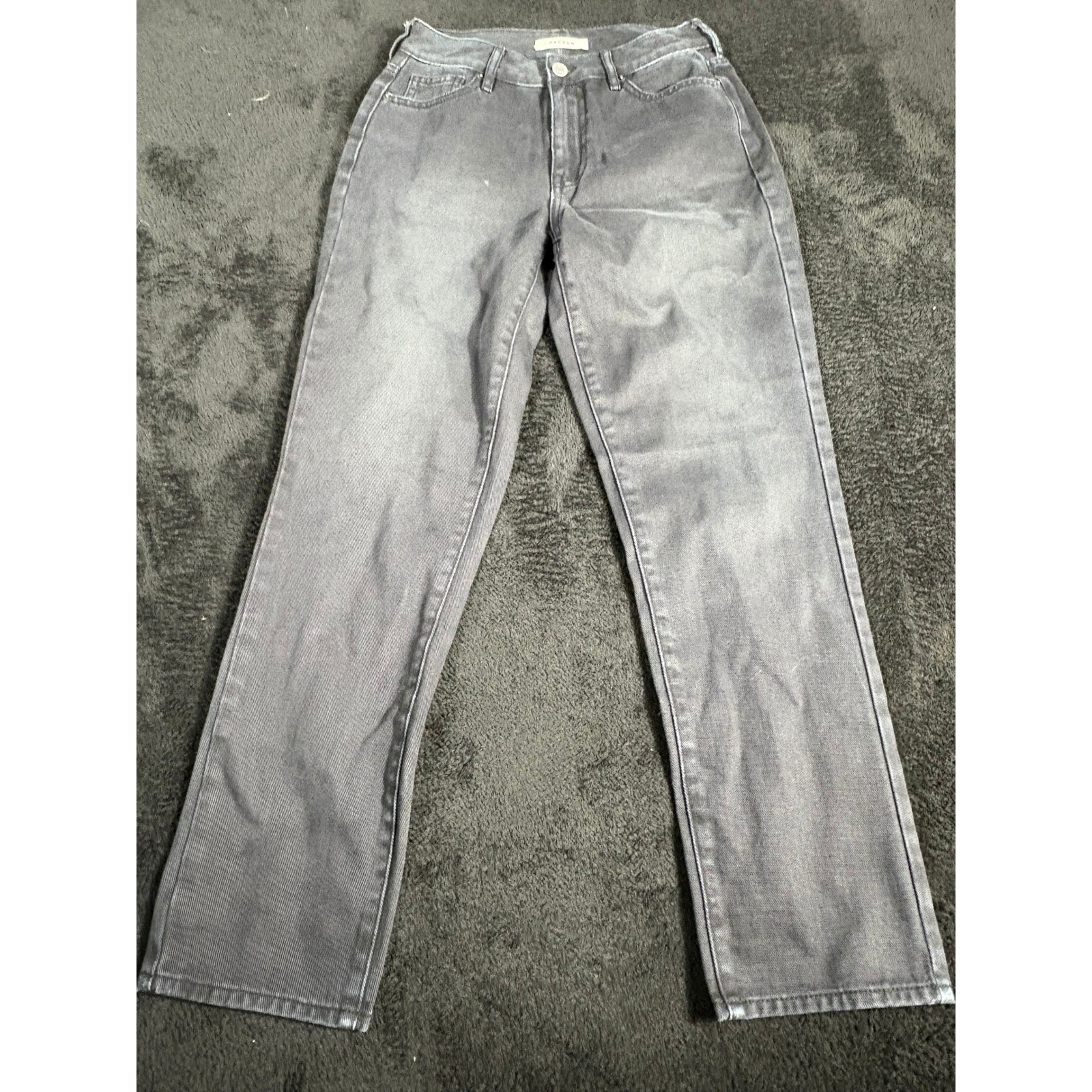Pacsun Mom Jeans Womens Size 25 Gray Wash High Rise Denim Casual-image