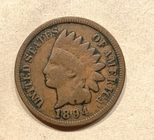 1894 Indian Cent VG Circulated