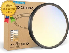 5CCT LED Flush Mount Ceiling Light  7 Inch Dimmable Ultra-Thin LED Ceiling Light