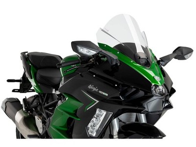 Puig Z-Racing Screen Windshield Windscreen for Kawasaki Ninja H2 SX (23-24)