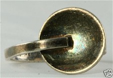 VINTAGE MODERNIST STERLING SILVER ISRAEL RING