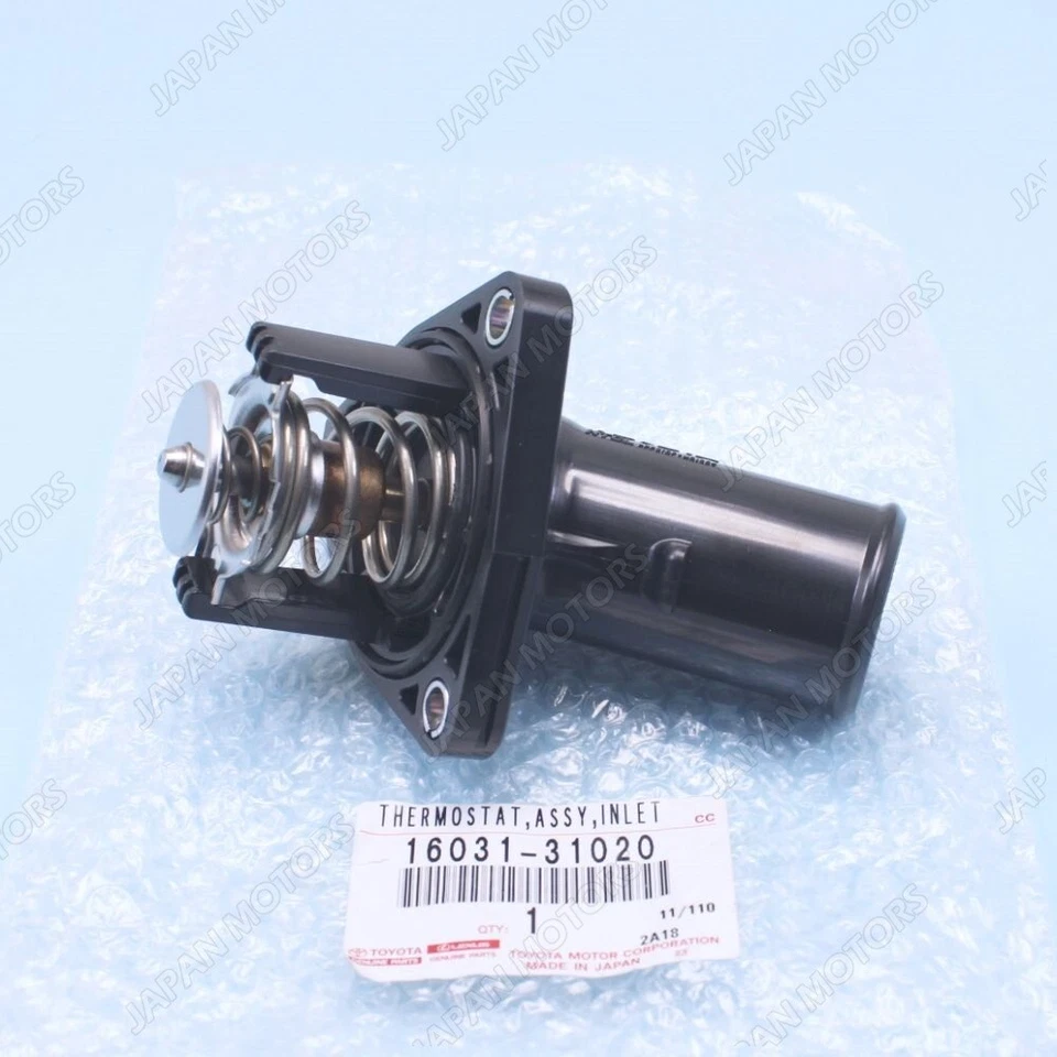 Termostato de motor genuino OEM Toyota Lexus GS200t IS250 con carcasa 16031-31020 Foto 2 de 4