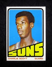 1972 TOPPS SET BREAK Charlie Scott #47 Phoenix Suns EX-MT (B)