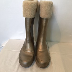 sheepskin lined rain boots