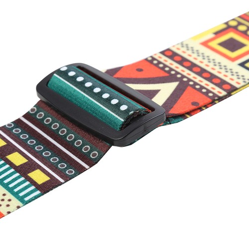 F# Guitar Strap Acoustic Guitar Strap Musical Instrument Accessories (Red) - Imagen 4 de 12