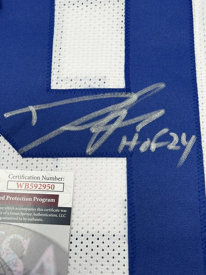 Dwight Freeney Autographed Indianapolis Colts White Jersey “HOF ‘24” JSA COA - Image 4 of 4