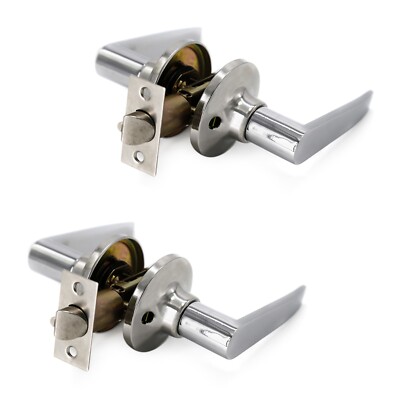 (2 Pack) Villar Home Designs Door Lever Lara Passage