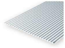 Evergreen Scale Models 4530 Corrugated Sheet Styrene .125" Spacing