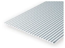 Evergreen Scale Models 4530 Corrugated Sheet Styrene .125" Spacing