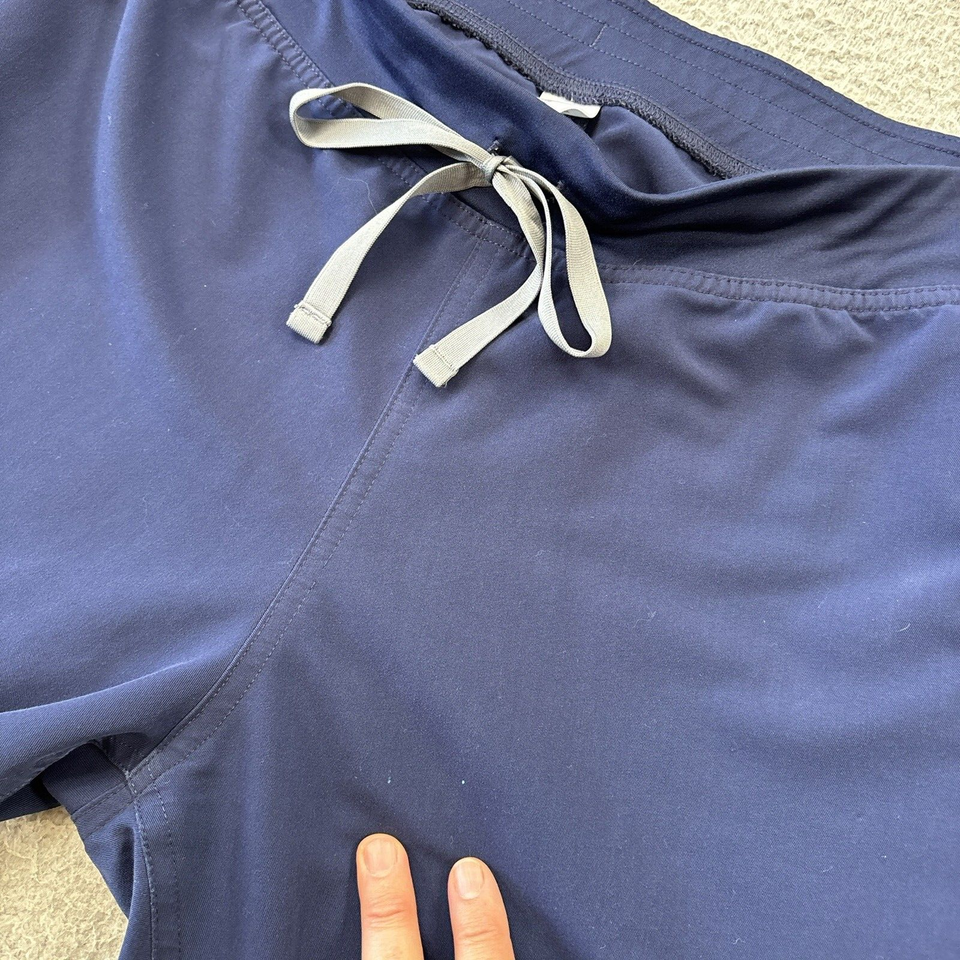 Figs Livingston Scrub Pants Womens Size Large Navy Technical Medical