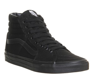 vans black trainers womens