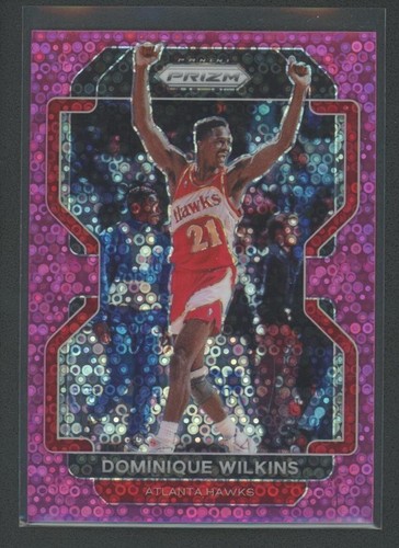 2021-22 Dominique Wilkins 15/50 Panini Prizm Disco Pink