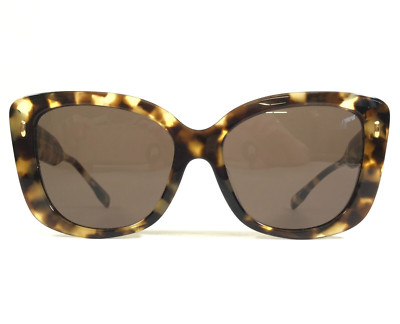 Tory Burch Sunglasses TY7198U 1995/73 Brown Tortoise Thick Rim Asian Fit Frames