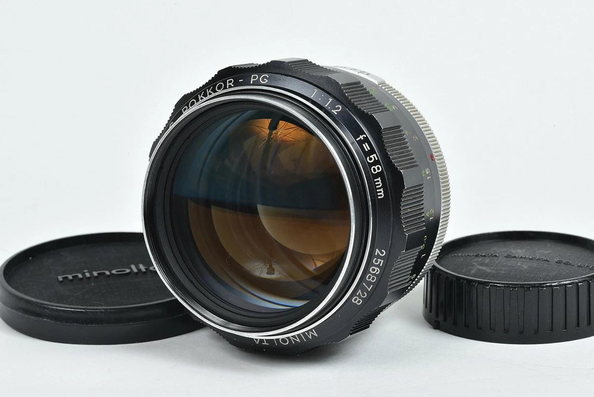 MINOLTA ROKKOR-PG MC 58mm F/1.2 MF Lens From Japan [Good] 88-G51