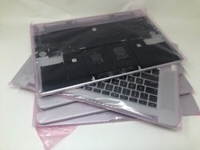lots of 5 MacBook Pro A1398 Mid 2015 Top Case keyboard trackpad Battery AS IS